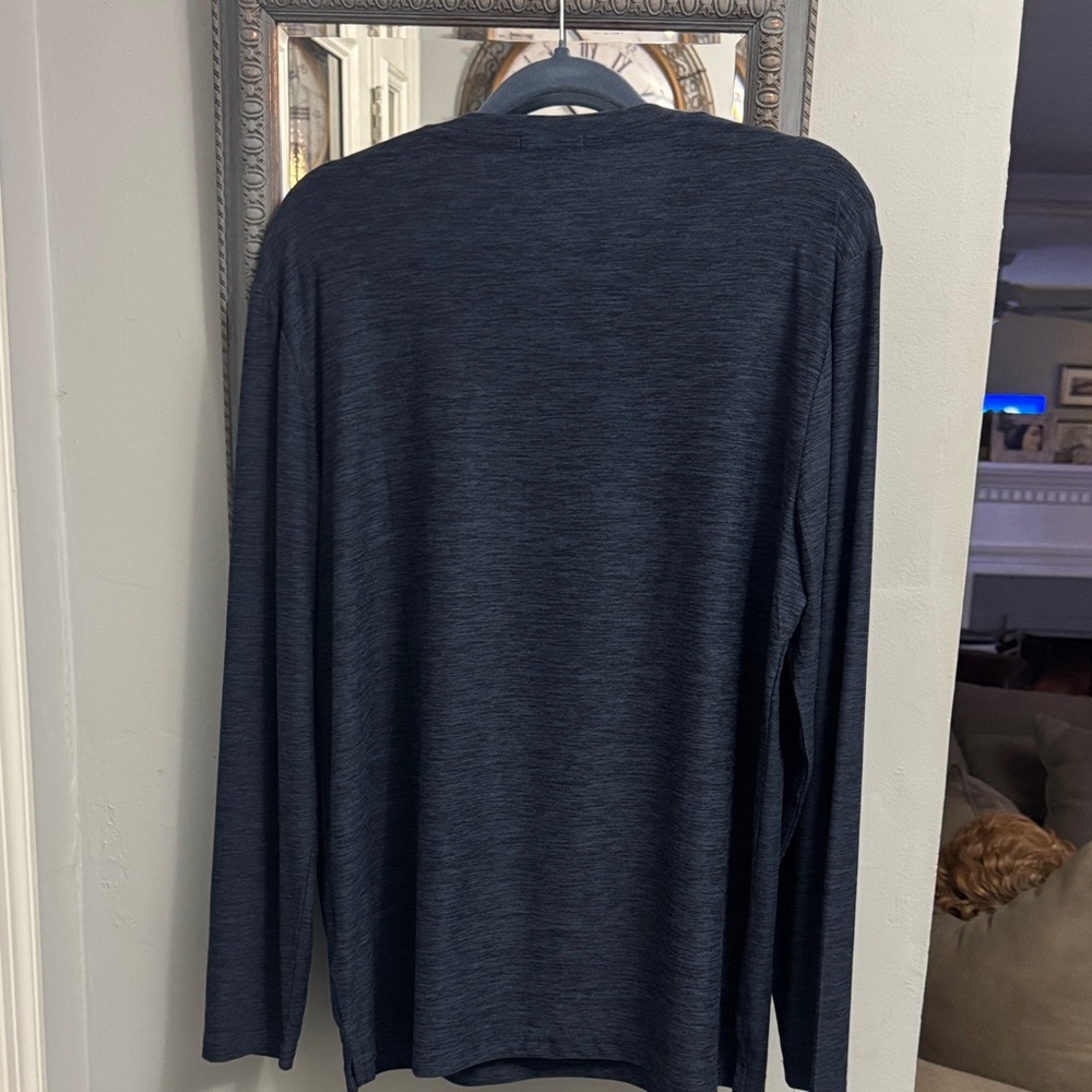 Men's Long Sleeve Shirt - Dark Blue